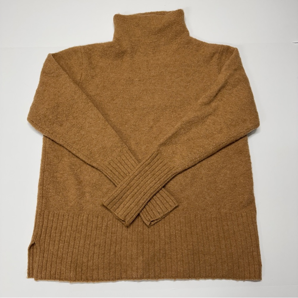 Daniel Cremieux Womens Tan Turtleneck Sweater
